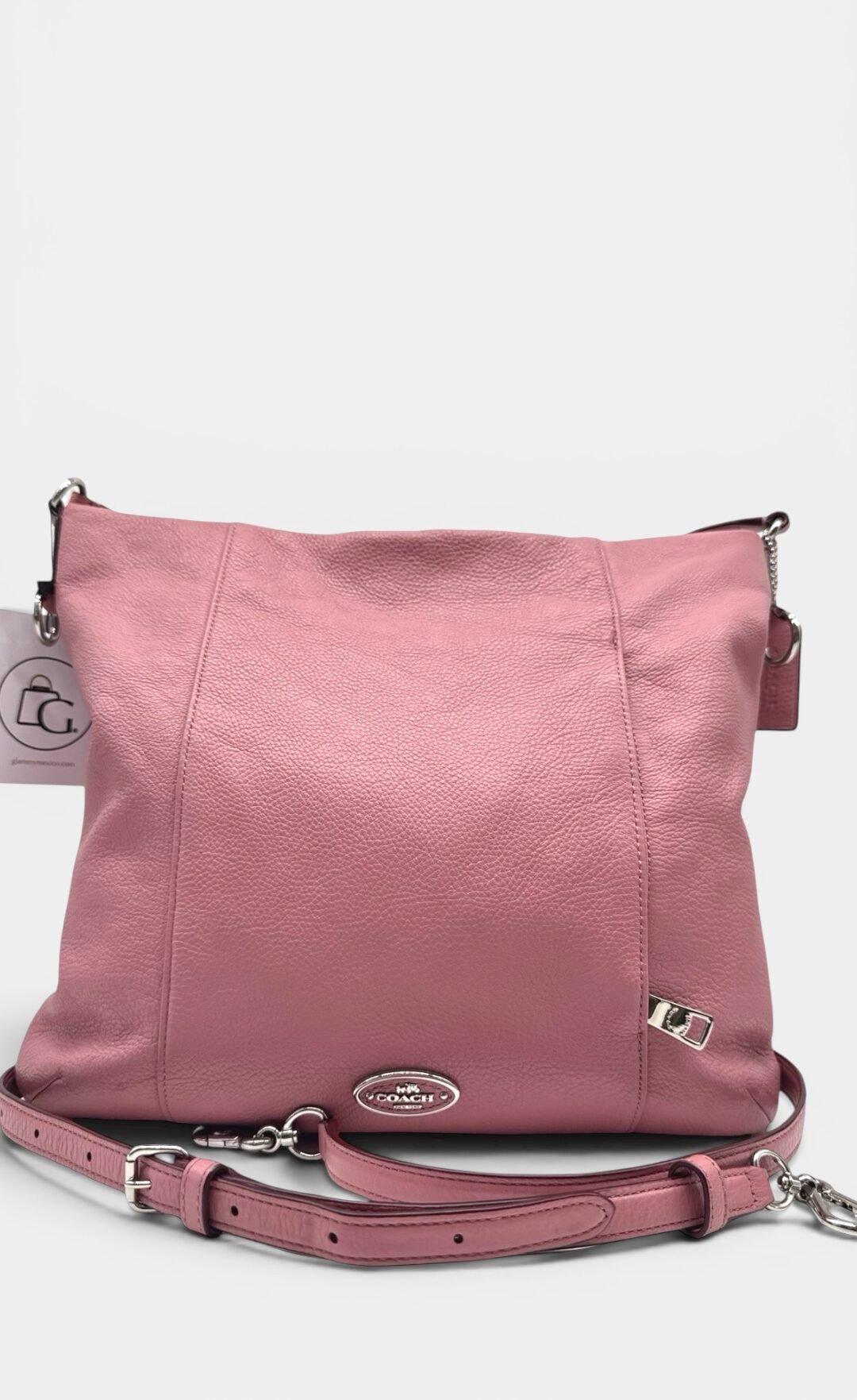 COACH – PEBBLE LEATHER SHOULDER BAG
